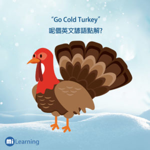 Go cold turkey呢個英文諺語點解？